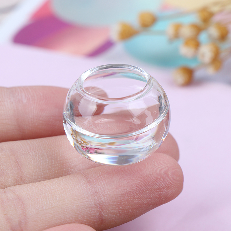 Fish Toys For Aquarium - 1PC Puppenhaus Miniatur Glas Aquarium Transparent