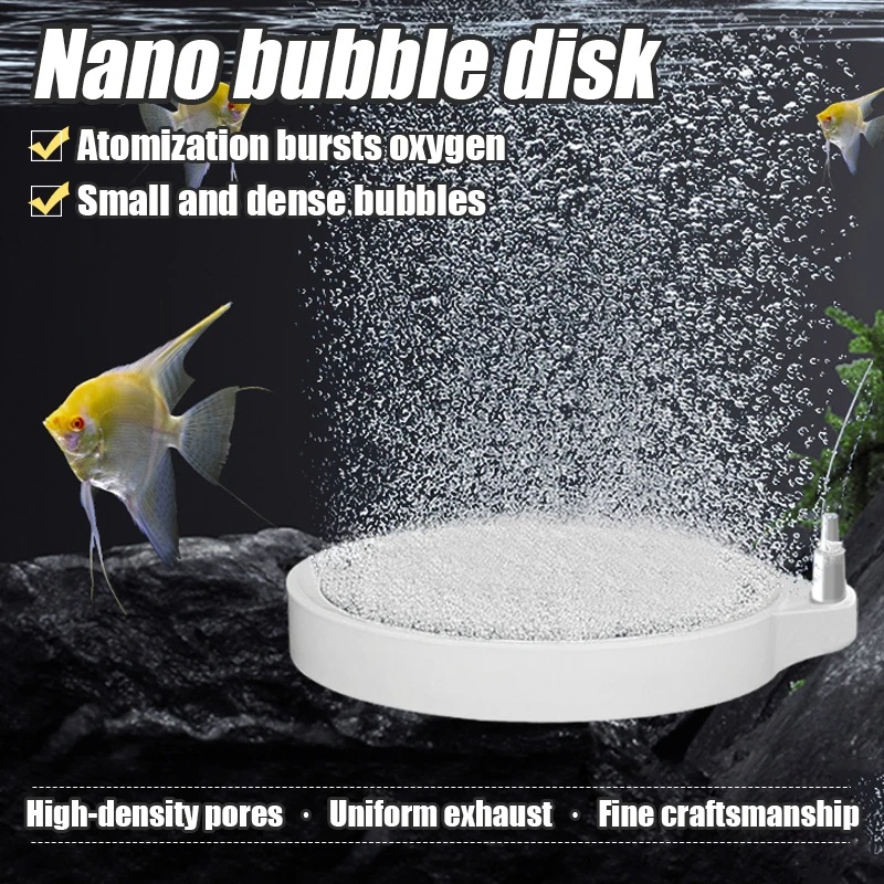 Aquarium Mini Fish - Nano-Disc Luftstein Sauerstoff-Belüfter für Aquarien -