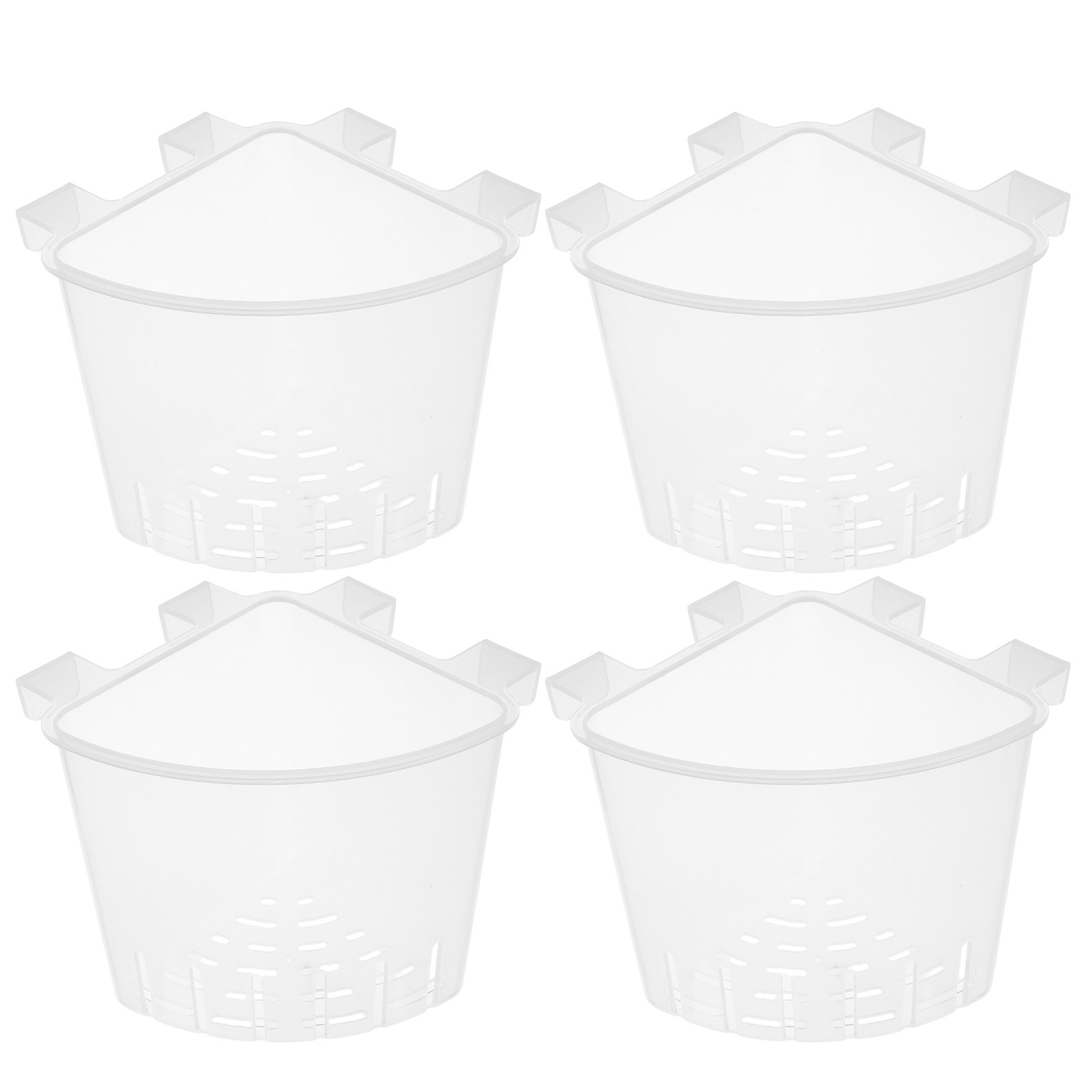 Aquarium Fish Freshwater - 4 Stücke Hängende Aquarienpflanzenhalter Eckenpflanzgefäße für