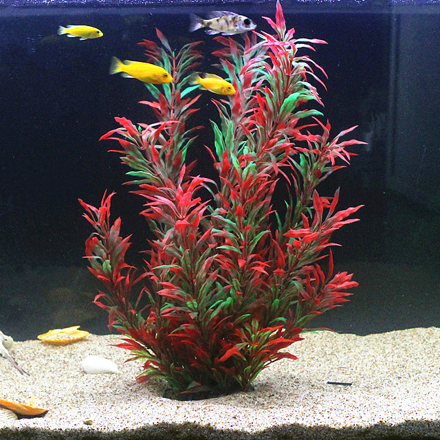 Aquarium Fish Guppy - 50CM Künstliche Aquarium Seltene Pflanzen Aquarium