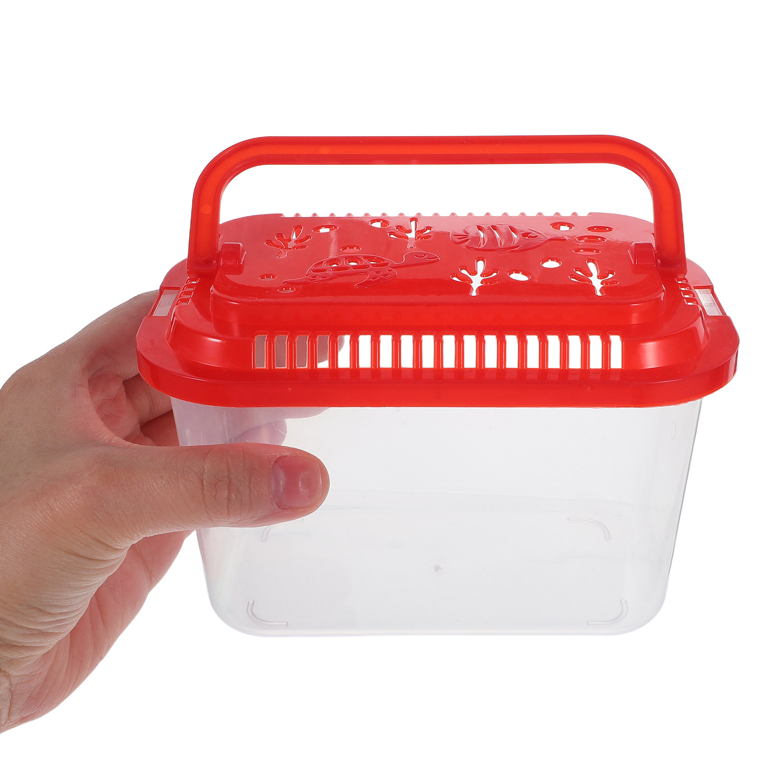 Aquarium Mini Fish - 5 Stück Tragbarer Fischtransportbehälter Mini-Reiseaquarium Plastik-Aquariumbehälter