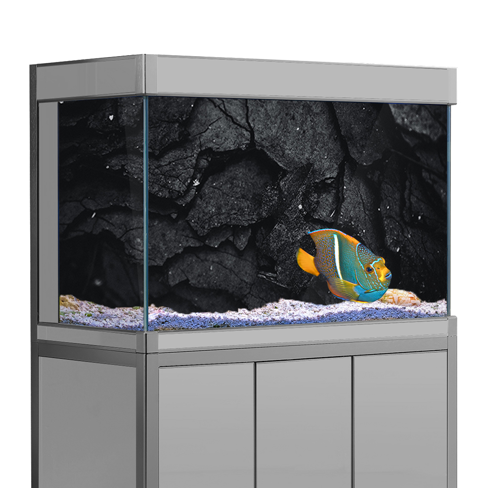 Aquarium Fish Wallpaper Hd - Aquarium Hintergrund Aufkleber, Rock Stein Marmor
