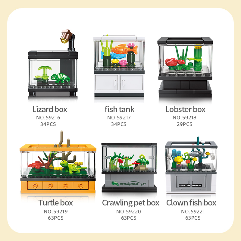 Aquarium-Bausteine-Set Kreativ – Fish Toys For Aquarium Bewertung und Preis
