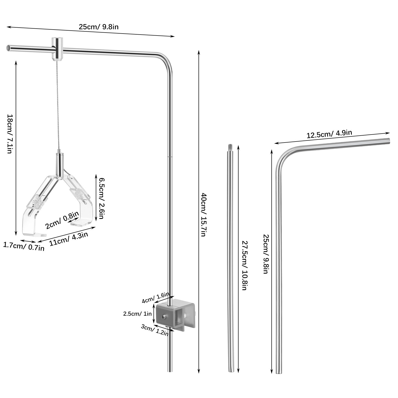 2 Stück Aquarium-Lampenhalter, – Aquarium Fish Freshwater Bewertung und Preis