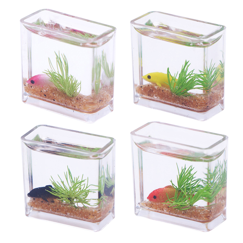1 Stück 1:12 Puppenhaus Miniat – Fish Toys For Aquarium Bewertung und Preis