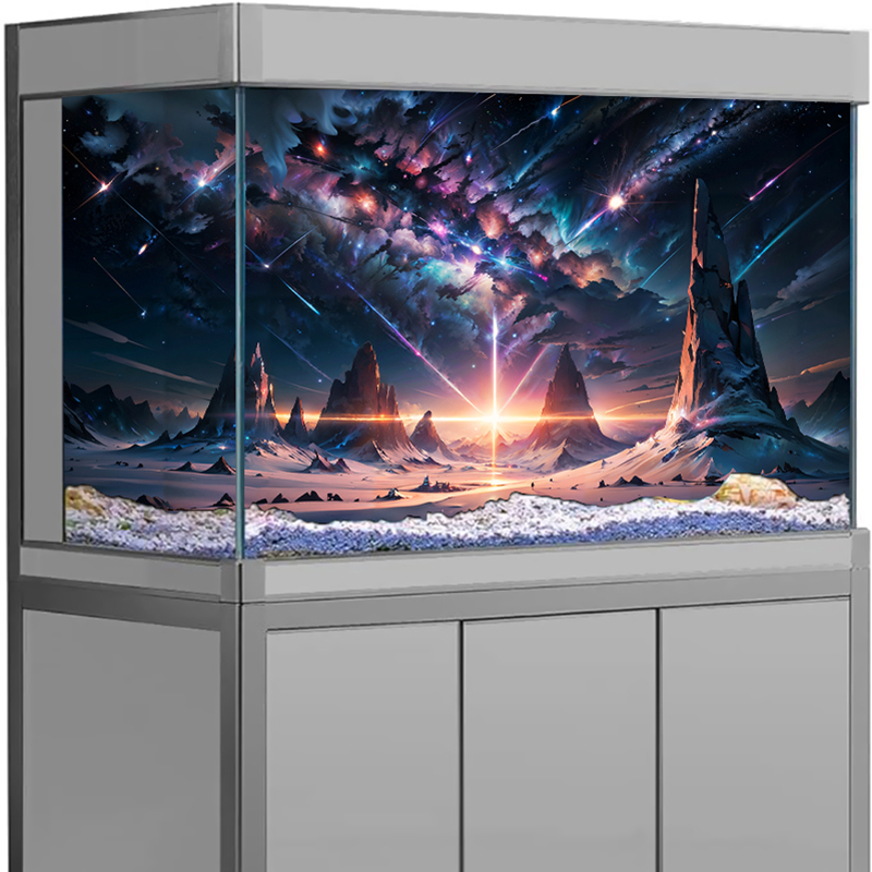 Galaxy Sternenhimmel PVC Aquar – Aquarium Fish Wallpaper Hd Bewertung und Preis