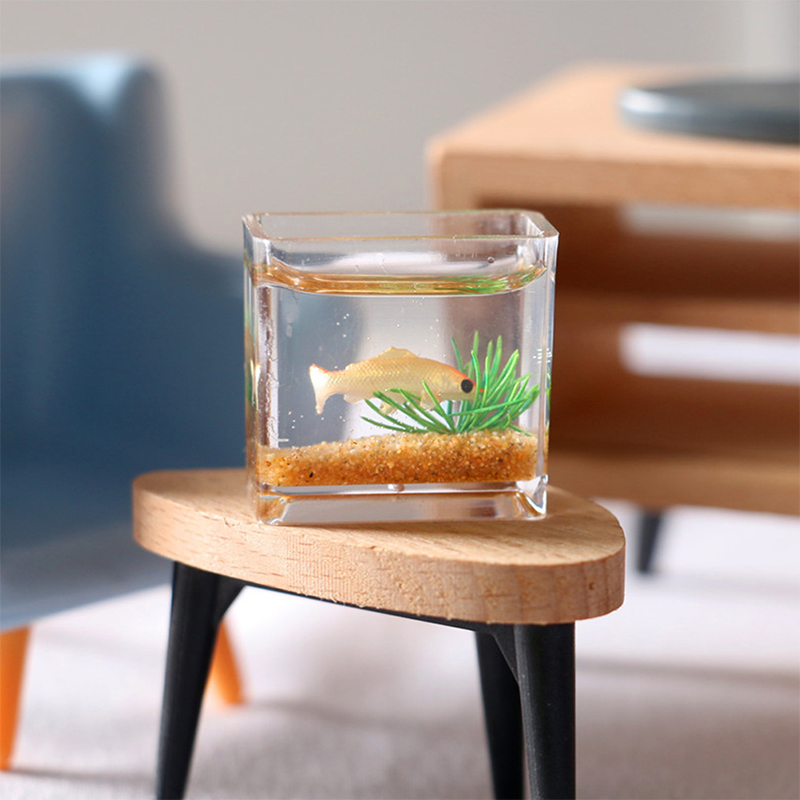 1pc Dollhouse Miniatur Glas Fi – Fish Toys For Aquarium Bewertung und Preis