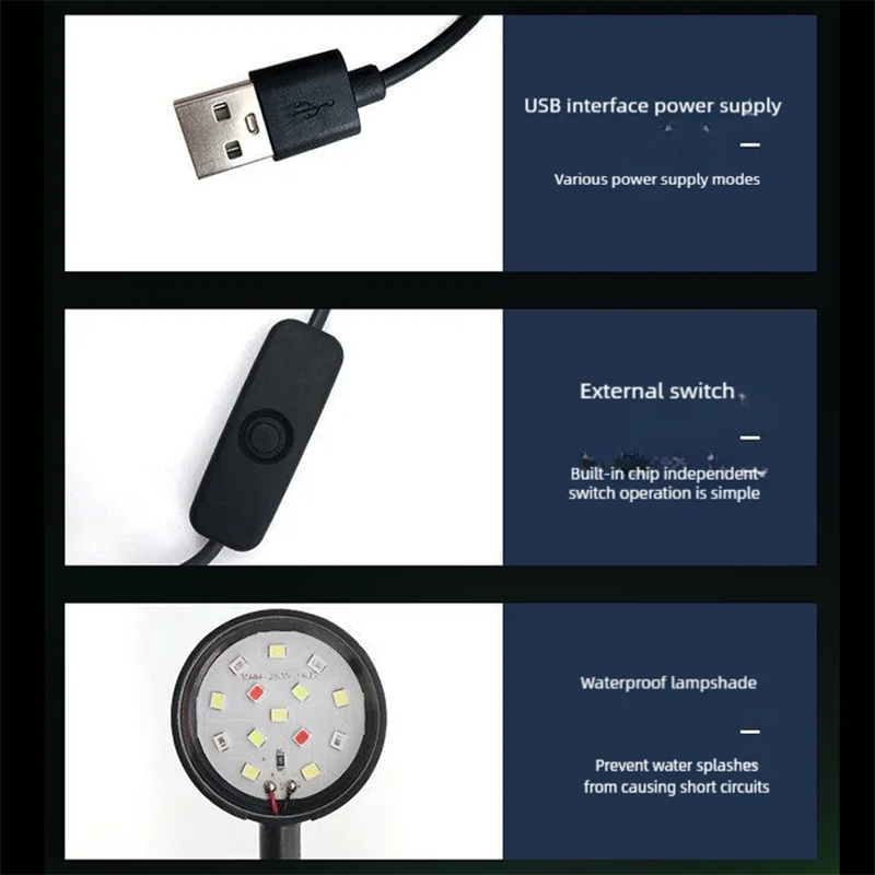 USB-LED-Aquarium-Cliplampe, ho – Aquarium Mini Fish Bewertung und Preis